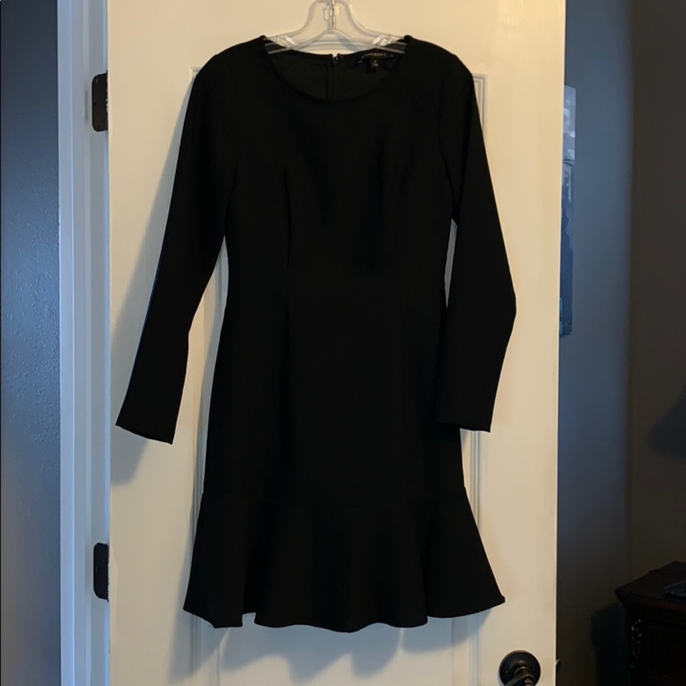 Banana Republic Long Sleeve Flounce Dress